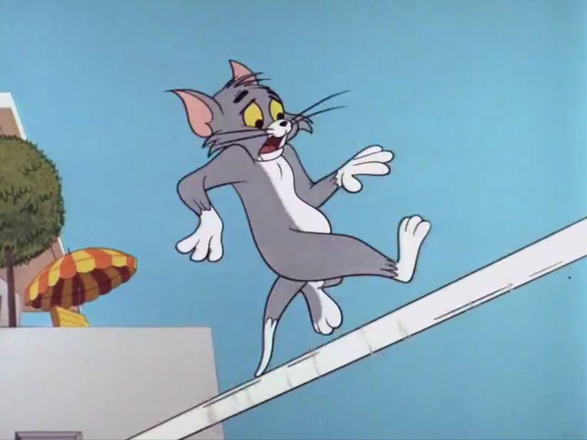 Tom & Jerry Chasing Reactions.