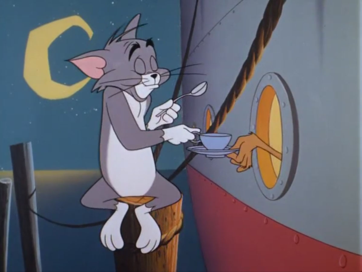 Eating Tom-Jerry Reactions.