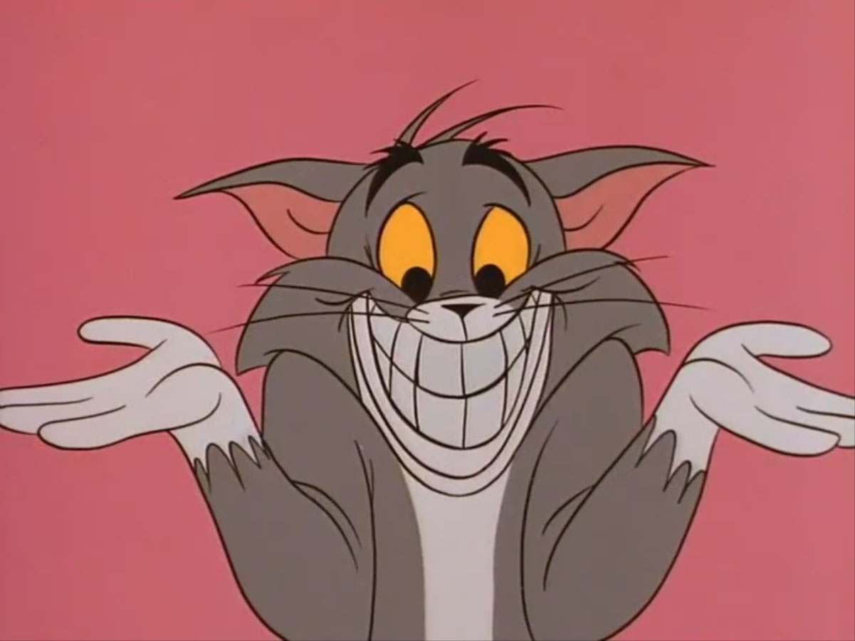 Smiling: Tom and Jerry Cartoon Images Tom and Jerry Smiling Scene.